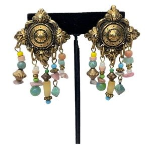 Dangle Statement Clip On Earrings